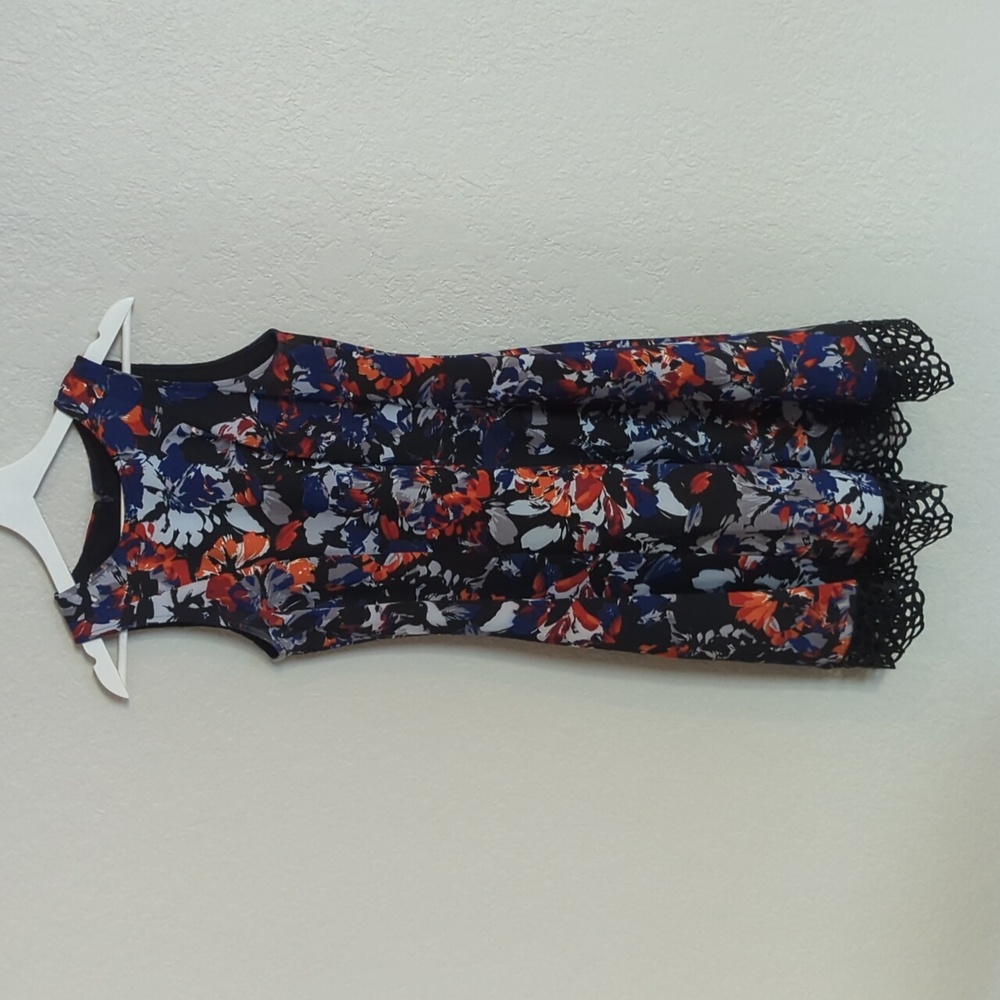 Donna Ricco New York fit & flare dress with lace detail, size 8